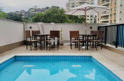 Apartamento luxo - 2 quartos - suíte - r. general santo card - tijuca