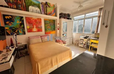 Apartamento tipo estúdio todo modernizado próximo a praça sãens pena