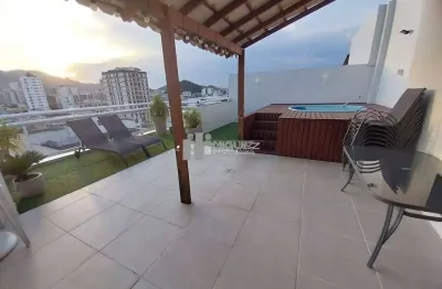 Rua araújo pena, tijuca cobertura á venda com 2 quartos, varanda, terraço, 2 vagas código 14394