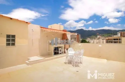 Cobertura, varanda, 2  quartos, 1 vaga na escritura - código:13701