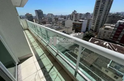 Cobertura duplex a venda na rua rego lopes, no bairro da tijuca! prédio com infra!