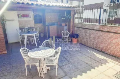 Código 2250 - cobertura com 3 quartos, vaga, tijuca - rio de janeiro