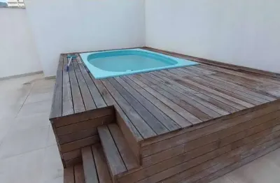 Código 20735 - apt garden - 3 qts sendo 1 suíte - 2 vagas - área externa gigante com piscina e churrasqueira