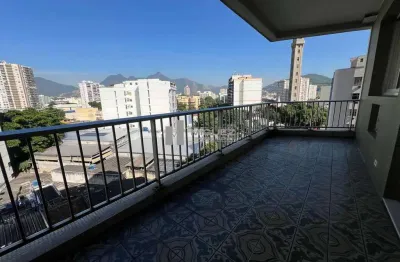 Apartamento a venda, rua são francisco xavier - bairro tijuca - varanda, sala em 2 ambientes, 1 quarto, banheiro com blindex, dependência completa, 1 vaga de garagem