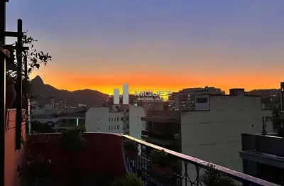 Cobertura à venda rua maria amália - 4 quartos com 2 suites e 3 vagas de garagem - tijuca - código 21455