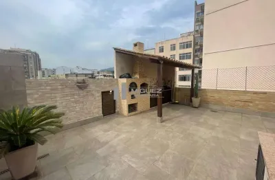 Cobertura linear à venda salão 3 quartos terraço gourmet com aproximadamente 175m² apenas 100 metros do colégio militar e 190m² do colégio pedro segundo. localizado na rua general canabarro no bairro 