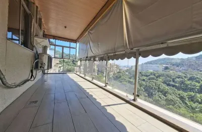 Cobertura duplex a venda,  230m², salão, 4 quartos, terraço com churrasqueira, 1 vaga de garagem - rua visconde  de santa isabel - bairro vila isabel