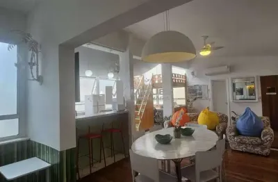 Avenida rainha elizabeth, cobertura com energia solar para locação, ipanema, 2 quartos, 1 vaga, psicina, área de lazer