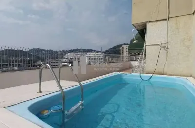 Cobertura linear à venda espetacular, tijuca.  4 quartos, 2 vagas, terraço. código 22580