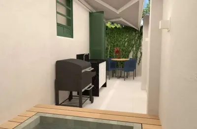 Garden a venda rua décio vilares - bairro peixoto - copacabana - sala, quarto, área externa com piscina e deck - 55m² -  código 20670
