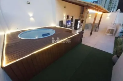 Rua araújo pena, tijuca cobertura á venda com 2 quartos, varanda, terraço, 2 vagas código 14394