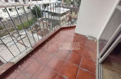 Apartamento com varanda, sala, 2 quartos, vila isabel - rio de janeiro - código 10627 - vila isabel