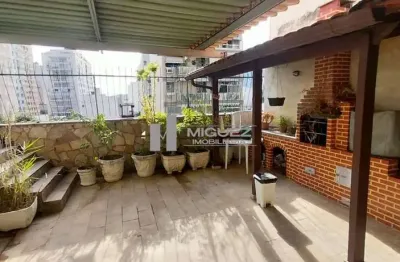 Cobertura à venda, rua dona delfina, tijuca. 4 quartos, piscina, churrasqueira e vaga. código 22958