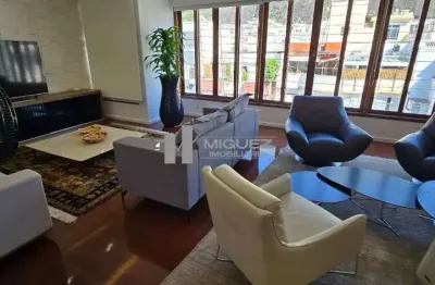 Cobertura / penthouse modernizada para locação rua barata ribeiro - copacabana. 4 quartos, sendo 1 suíte, área externa, 1 vaga na escritura. 302 m².