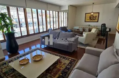 Cobertura / penthouse modernizada para locação rua barata ribeiro - copacabana. 4 quartos, sendo 1 suíte, área externa, 1 vaga na escritura. 302 m².