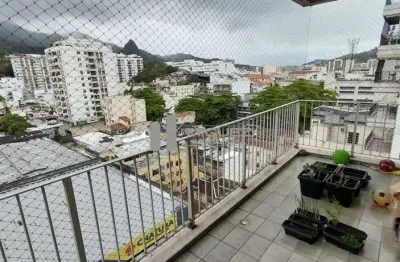 Apartamento à venda, rua uruguai, tijuca. 110m², varanda, 2quartos sendo 1 suíte, churrasqueira, salão de festa e sauna.código 23330