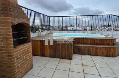 Cobertura a venda, próximo a rua uruguai, aproximadamente 310 m², varandão, 3 quartos, suíte, terraço com área gourmet