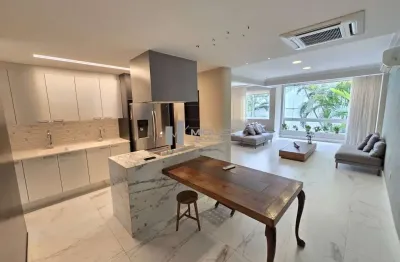 Apartamento à venda, leblon, avenida delfim moreira, sala, 2 quartos sendo 2 suítes, cozinha planejada, área gourmet, 1 vaga na escritura - 120m²