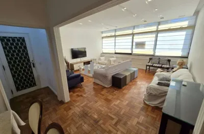 Apartamento à venda, rua prudente de morais - ipanema. sala em 3 ambientes, 3 quartos sendo 1 suíte, cozinha e dependências - 135 m² - 1 vaga escritura
