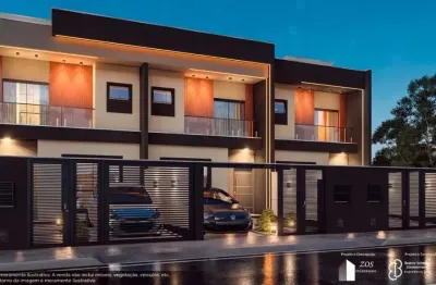 Sobrado geminado alto padrão no bairro gravatá em navegantes