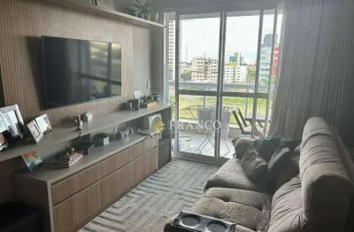 Apartamento com 2 dormitórios à venda, 77 m² - barranco - taubaté/sp