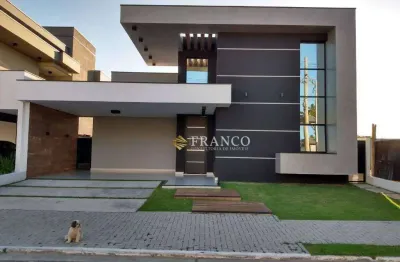 Casa com 3 dormitórios à venda, 193 m² - condomínio residencial green park - taubaté/sp