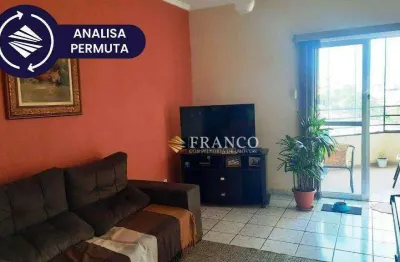Apartamento com 2 dormitórios à venda, 82,86m² - vila são josé - taubaté/sp