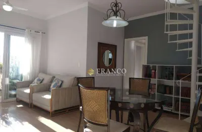 Cobertura duplex com 3 dormitórios à venda, 159 m² - jardim eulália - taubaté/sp