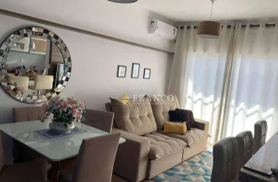 Apartamento com 2 dormitórios à venda, 70 m² - centro - taubaté/sp