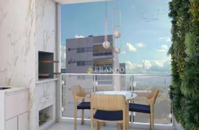 Apartamento com 2 dormitórios à venda, 64,66m² - residencial portal da mantiqueira - taubaté/sp