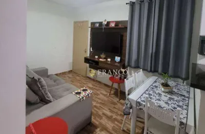 Apartamento com 2 dormitórios à venda, 46,41m² - vila são josé - taubaté/sp
