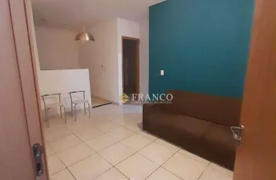 Apartamento com 2 dormitórios à venda, 44 m² - parque senhor do bonfim - taubaté/sp