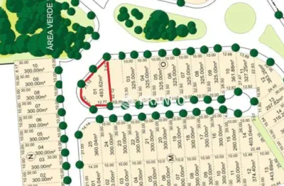 Terreno à venda, 483,62m² - residencial antares - taubaté/sp