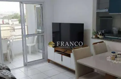 Apartamento com 2 dormitórios à venda, 64 m² por r$ 260.000,00 - granja daniel - taubaté/sp