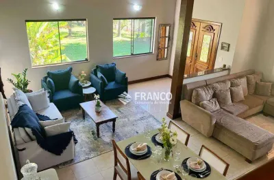 Sobrado de alto padrão com 4 dormitórios à venda, 421 m² - condomínio chácaras cataguá - taubaté/sp