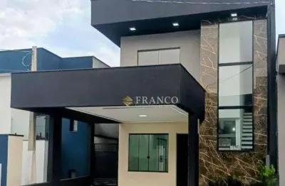 Sobrado com 3 dormitórios à venda, 169 m² - condomínio recanto tropical - taubaté/sp