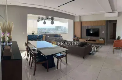 Apartamento com 3 dormitórios à venda, 142 m² - edifício grand terrace - taubaté/sp