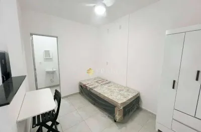 Kitnet com 1 dormitório para alugar, 20 m² - independência - taubaté/sp