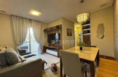 Apartamento com 2 dormitórios à venda, 68 m² - parque são luís - taubaté/sp