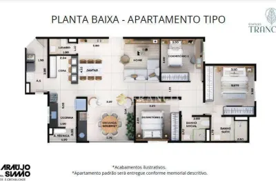 Apartamento à venda, 110,16m² - jardim das nações - taubaté/sp