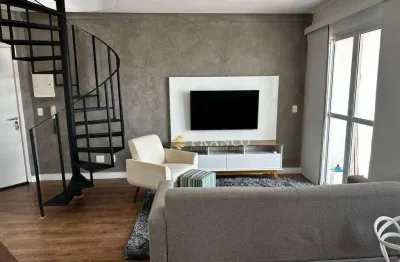 Apartamento duplex com 2 dormitórios, 132 m² - venda ou aluguel - edifício mob - taubaté/sp