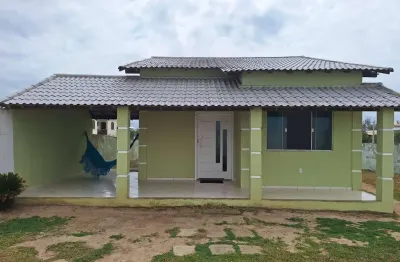 Linda casa de frente para praia + edícula à venda em praia seca,araruama/rj