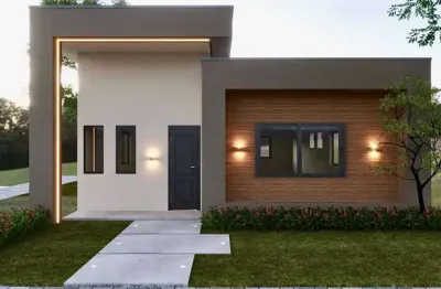 Casa Moderna em Construção No Sonho de Vida Entrega Prevista para Maio/2026