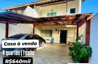 Casa em condomínio para venda, miragem, 4 dormitórios, 1 suíte, 3 banheiros, 2 vagas