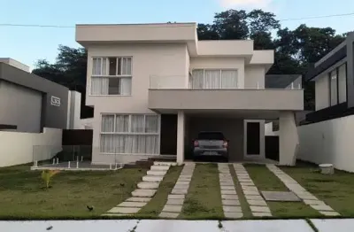 Casa em condomínio para venda em camaçari, alphaville (abrantes), 4 dormitórios, 2 suítes, 5 banheiros, 3 vagas