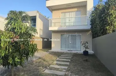 Casa em condomínio para venda em camaçari, catu de abrantes (abrantes), 4 dormitórios, 1 suíte, 3 banheiros, 2 vagas