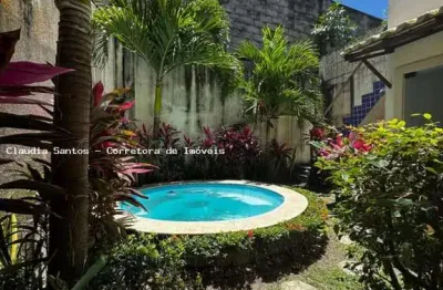 Casa em condomínio para venda em camaçari, alphaville (abrantes), 4 dormitórios, 2 suítes, 4 banheiros, 2 vagas