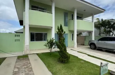 Casa em condomínio para locação em camaçari, alphaville (abrantes), 5 dormitórios, 4 suítes, 6 banheiros, 4 vagas