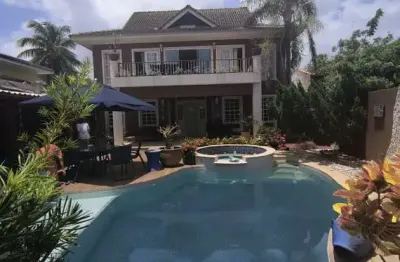 Casa para venda em lauro de freitas, villas do atlântico, 5 dormitórios, 5 suítes, 6 banheiros, 1 vaga