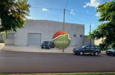 Galpão para alugar, 400 m² por r$ 8.000,00/mês - reserva macaúba - ribeirão preto/sp
